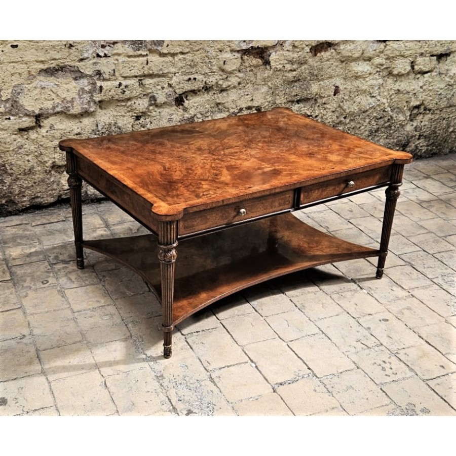 Wine Table Burr Walnut Medium NOW SOLD